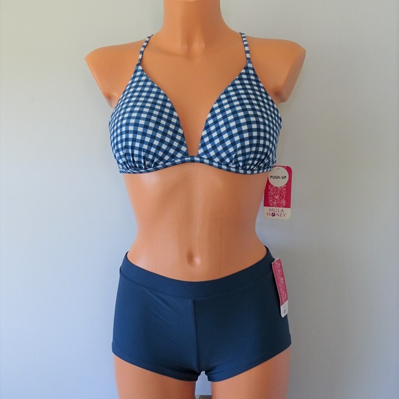 Hula Honey Other - Hula Honey 2Pc Junior Plaid Bikini Set NWT